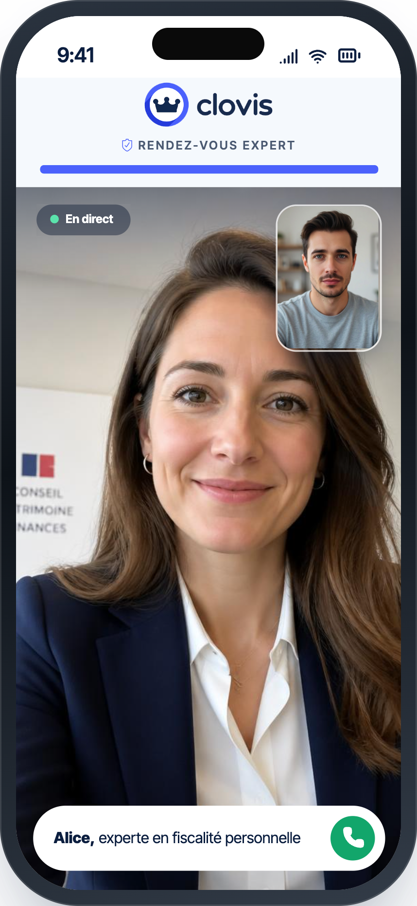 Rendez-vous expert Clovis : votre proche en visio avec un conseiller